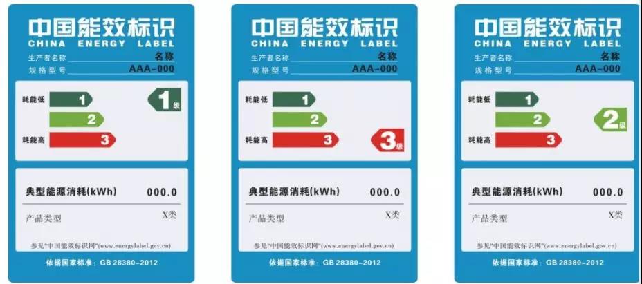 中国节能空压机能效标识参照表